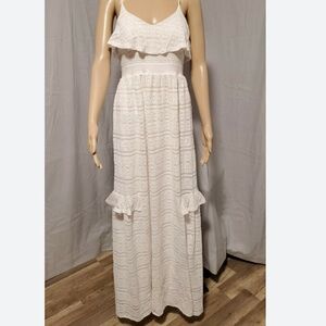 Maternity dress - L - A Pea In the Pod maxi maternity dress